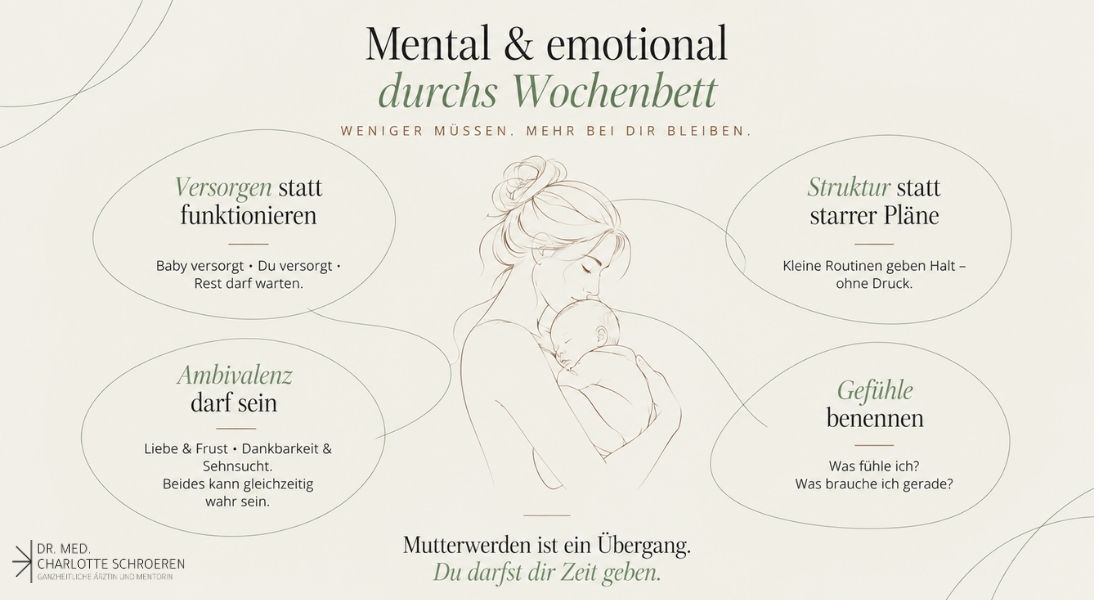 Mental und emotional durch das Wochenbett - Dr. med Charlotte Schroeren